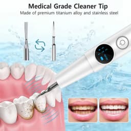 Ultrasonic Scaler Plaque Remover for Teeth Dental Calculus Remover with 5 Modes Teeth Cleaning Kit Sonic Tartar Remover