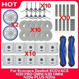 For Ecovacs Deebot ECOVACS N30 PRO OMNI N30 OMNI N20e PLUS N20e Spare Parts Main Side Brush HEPA Filters Accessories
