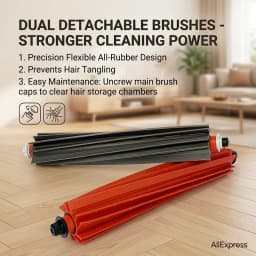 Roborock S8 MaxV Ultra Robot Vacuums Cleaner Accessory Dust Bag Main Side Brush Hepa Filter Mop Cloths Spare