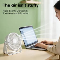 MINI Desktop USB Fan Plug-in Desktop Small Fan for Heat Dissipation Compact Handheld Mini Dormitory Tabletop Desktop Portable