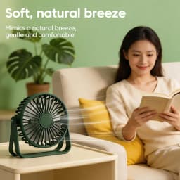 MINI Desktop USB Fan Plug-in Desktop Small Fan for Heat Dissipation Compact Handheld Mini Dormitory Tabletop Desktop Portable