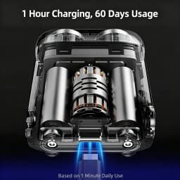 Dual-Head Ultra-Thin Rechargeable Electric Shaver Portable Mini Men's Electric Razor