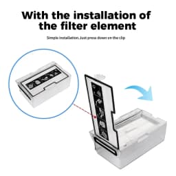 Hepa Filter/Dust Bin Kit for Roborock T7S T7SPlus S7 S70 S75 Dust Box Robot Vacuum Cleaner With Filter Part