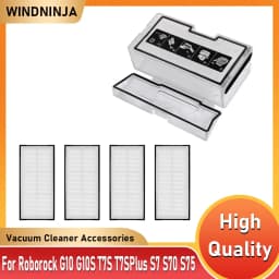 Hepa Filter/Dust Bin Kit for Roborock T7S T7SPlus S7 S70 S75 Dust Box Robot Vacuum Cleaner With Filter Part
