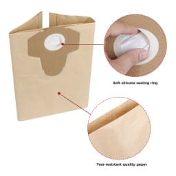 5/10 PCS 20L 30L Dust Collection Bag For Einhell BT-VC1250S/BT-VC1250/TC-VC 18/20 Li S-Solo Wet And Dry Vacuum Filter Bag