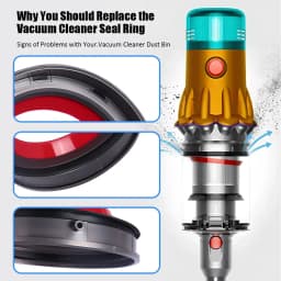 Dust Container Top Fixed Sealing Ring Accessories for Dyson V11 V15 SV14 SV15 SV22 Vacuum Cleaner Seal Rubber Ring Repair Part