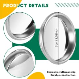 58Mm Coffee Machine Blank Filter/Stainless Steel Backwash Cleaning Blind Bowl Coffee Machine Accessories
