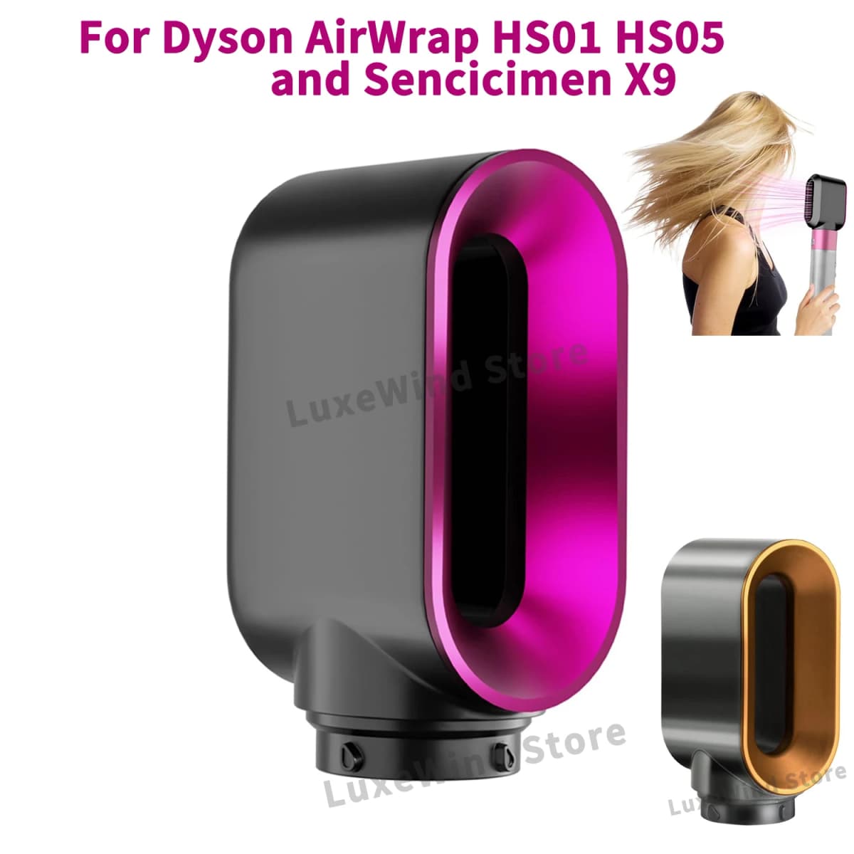 Hair Curler Modeling Nozzle For Dyson Airwrap HS01 HS05 Hair Dryer Pre-Styling Nozzle Curling Barrels Accessories Hair Nozzle