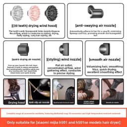 H501/H501SE for Xiaomi Mijia Hair Dryer Drying Modeling Mouthpiece Accessories