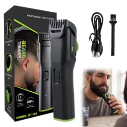 AUTHONE The Beard Men's Beard Trimmer - 20 Length Adjustable Cordless Clipper for Facial & Body Manscaping