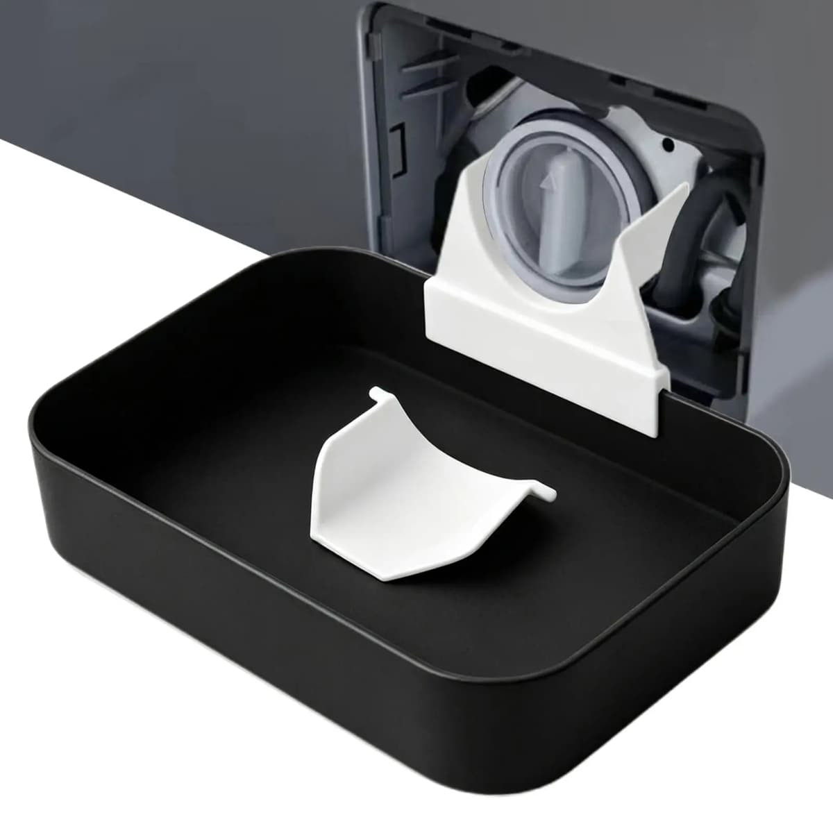 Washing Machine Drain Pan Leak-Proof Universal 3D Printed Floor Leak Protector Drain Pan for Home Laundry Room Basement