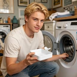 Washing Machine Drain Pan Leak-Proof Universal 3D Printed Floor Leak Protector Drain Pan for Home Laundry Room Basement