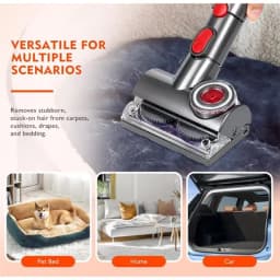 B82B-Turbine Brush Head Pet Hair Attachment Filter For Dyson V6 DC Series UP13/16/20/30 Vacuum Cleaner Accessories Tangle-Free D