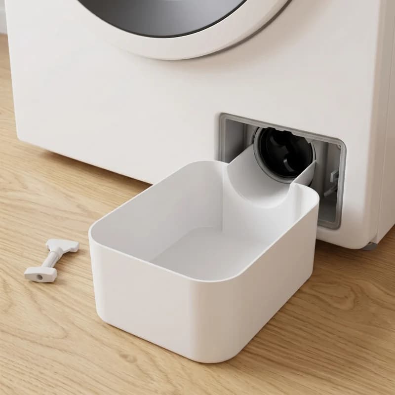 1-Pack Washing Machine Drain Tray Drum Washer Waste Outlet Water Collection Box Filter Residue Water Retention Funnel Drip Tray