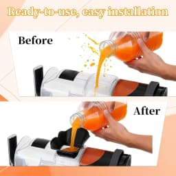 Splash Cover for Ninja Slushie Machine FS301 FS300 Liquid Guide Cap Accessories Plastic Anti-Splash Flow Hood Liquid Guide Cover