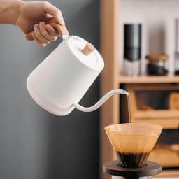 1000W Gooseneck Electric Kettle 800ml Hand Brew Coffee Pot Smart Teapot Temperature Control Pot Rapid Heating Kettle