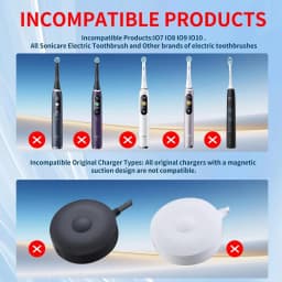 For the Oral-B Braun Electric Toothbrush Charger Oral-B 3757 Electric Toothbrush Induction Charging Dock Wall, Waterpr