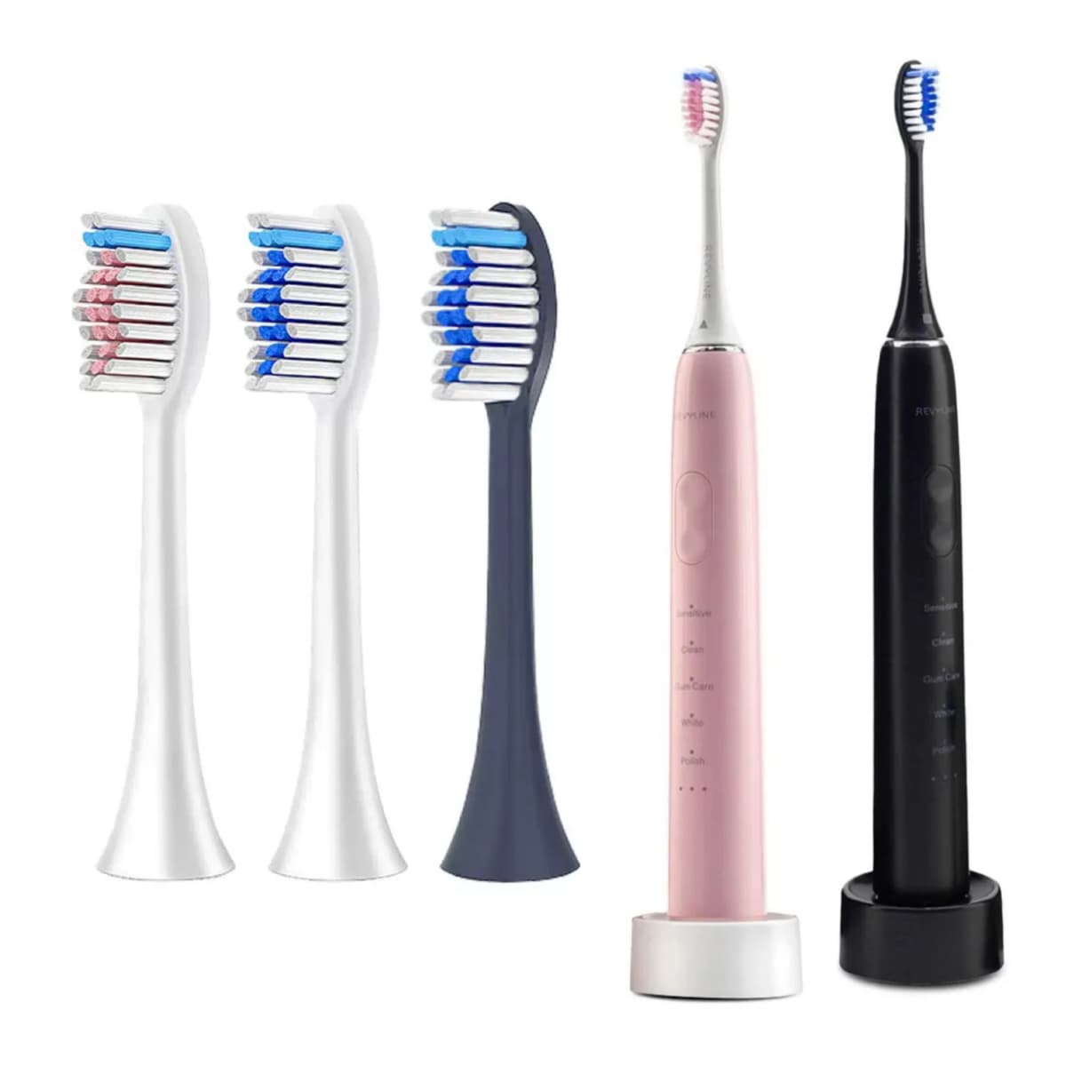Replacement Toothbrush Heads for Revyline RL015/KMC M8 Electric Toothbrush Accessories Nozzles Bristles