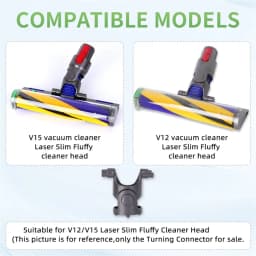 Turning Connector for V15 Detect Laser Head V12 Slim Vacuum Cleaner Laser Cleaner Head Dismantling Parts
