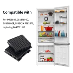 Activated Carbon Refrigerator Air Filter Compatible with Liebherr 9096989 9882429 9882460 7440021-00 Deodorizing Fresh Air