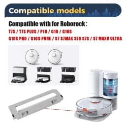 For Roborock S7/S7MAX/S70/S7 MAXV/T7S/T7S PLUS/G10/G10S/G10S PRO Robot Vacuum Brush Cover Part Main Roller Brush Cover