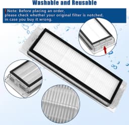 Roborock S5 MAX S50 MAX S55 MAX S6 MAXV HEPA Filter Side/Main Brush Water Tank Tray Mop Dust Box Vacuum Cleaner Accessories