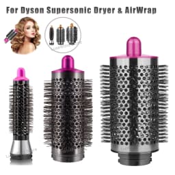 Round Volumizing Brush 20/38/55MM for Dyson for Airwrap HS01/HS05 Volumizer Curling Brush Attachment Rose&Gold Oval Round Brush