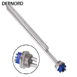 DERNORD Electric Heating Element 1"BSP Foldback Immersion Resistance 240V 1KW 2KW 2.5KW 3KW 3.5KW Tubular Water Heater