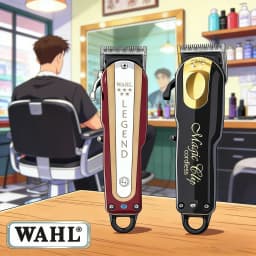 Professional Wahl Vapor 8148 Magic Clip Barber Cordless Hair Clipper Hair Trimmer Vanish Shaver For Stylists