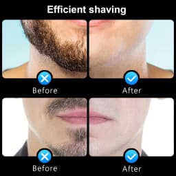 Men's Electric Mini Shaver Rechargeable LED Digital Display Dual Use Wet and Dry Home Travel Shaver Car Shaver Electric Shaver