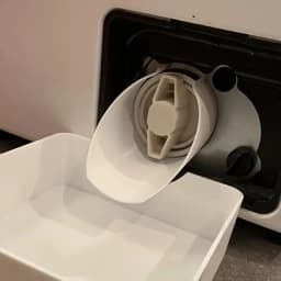 Emergency Drain Funnel for Washing Machine、Filter Drainage Guide Nozzle，Waterproof Drain Outlet Replacement Accessory for Front-
