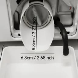 Emergency Drain Funnel for Washing Machine、Filter Drainage Guide Nozzle，Waterproof Drain Outlet Replacement Accessory for Front-