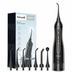 Fairywill 5020E Water Flosser Teeth 300ML Oral Irrigator Rechargeable Portable Dental 3 Modes Water Tank Waterproof Teeth Cleane