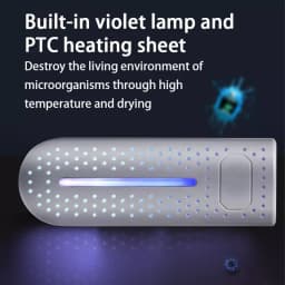 TINSOL Portable Shoe Dryer USB Plug Ultraviolet Disinfection Constant Temperature Heating Travel Dormitory Shoe Dryer