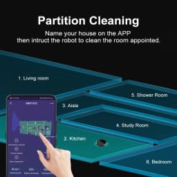 ABIR X8 Robot Vacuum Cleaner, TOF Wisdom,UV Cleaning,Multi-Floor Map,Room Custom Clean, Auto Wet Dry Vacuum Mop for Home Carpet