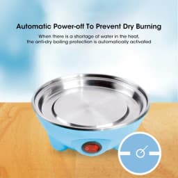 Electric Egg Boiler 7 Eggs Steamer Multifunctional Cooker with Auto Shut Off for Omelet Soft Medium and Hard Boiled Eggs