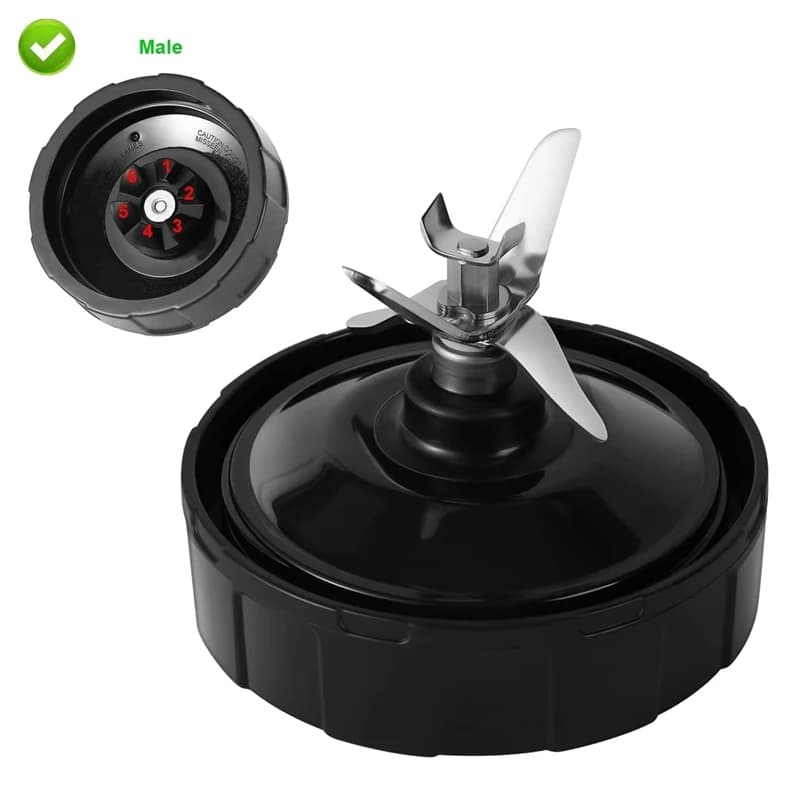 6 Fin Ninja Blender Blade Replacement parts Fit with Nutri Ninja Blender Auto iQ 900W BL450-70, BL451-70, BL454-70, BL455-70 ...