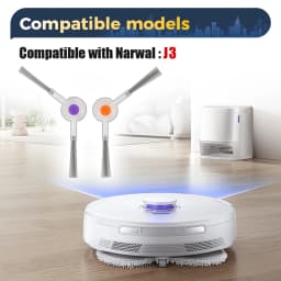 Side Brush For Narwal Freo/Freo X Ultra/Freo X Plus/Freo Z Ultra/J4/J4 Lite /J3 /K1 Robot Vacuum Cleaner Accessories