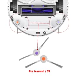 Side Brush For Narwal Freo/Freo X Ultra/Freo X Plus/Freo Z Ultra/J4/J4 Lite /J3 /K1 Robot Vacuum Cleaner Accessories