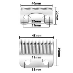 Hair Clipper Blade Cutter Head Replacement Blade for Kemei KM-1990 Trimmer Shaver Trimmers Hair Clippers Cutting Machine Blade