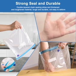 Food Vacuum Bags Reusable Vacuum Bags Small Large Size Vacuum Sealed Food Bags Food Storage Bag 10Pcs Vacuum Packaging Bags