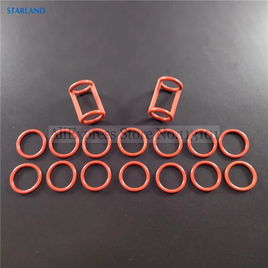 16 In 1 Red Small Sealing Gaskets Joint O-Rings New Spare Parts For MK Ice Cream Makers ZM Soft Serve Machines Fittings