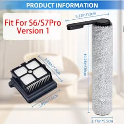 Tineco Floor ONE S7 Pro Cordless Wet Dry Vacuum Cleaner Accessories Brush Roller And HEPA Filter Tank Replacement Spare Parts