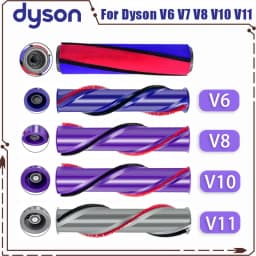 Compatible For Dyson V7 V8 V10 V11 V6 Vacuum Cleaner Soft Roller Brush Carpet Brushroll Bar Spare Part Replacement Accessories