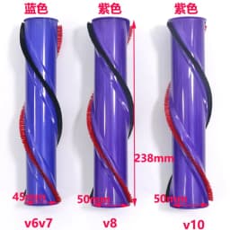 Compatible For Dyson V7 V8 V10 V11 V6 Vacuum Cleaner Soft Roller Brush Carpet Brushroll Bar Spare Part Replacement Accessories