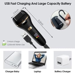 Waterproof Charged Electric Foot File for Heels Grinding Pedicure Tools Professional Foot Care Tool Dead Hard Skin Callus USB