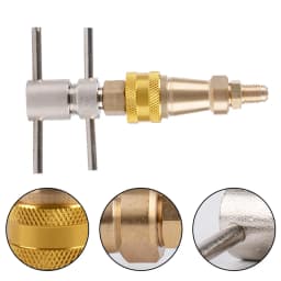 1Pcs Washer 1/4 Inch Refrigerator Quick Coupling Brass Washer Quick Connect Refrigerator Quick Connector Home Accessories
