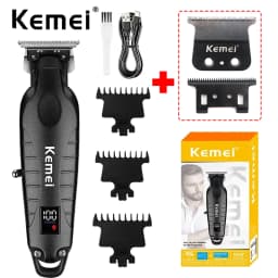 Kemei New Professional Cutting Machine Electric Shaver Hair Trimmers with LCD Display Men's Hair Clipper KM-2290 KM-2293 KM-T95