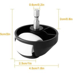 For IRobot Roomba 500 600 700 800 900 I7 E5 E6 Series Robot Vacuum Cleaners Front Wheel Caster Assembly Anti-Slip Accessories
