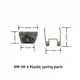 Kemei KM-90-4 Professional Hair Clipper Accessories, Replacement Parts Spring & Plastic Components Genuine Parts Plastic Parts